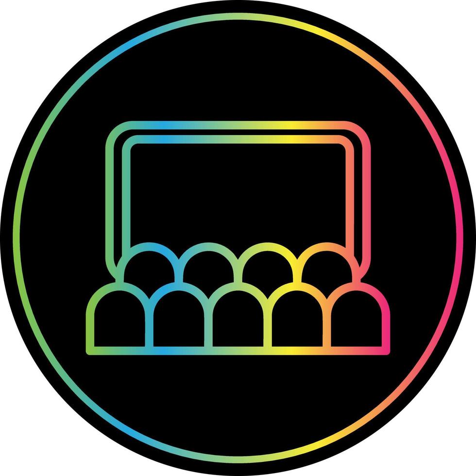Auditorium Vector Icon Design