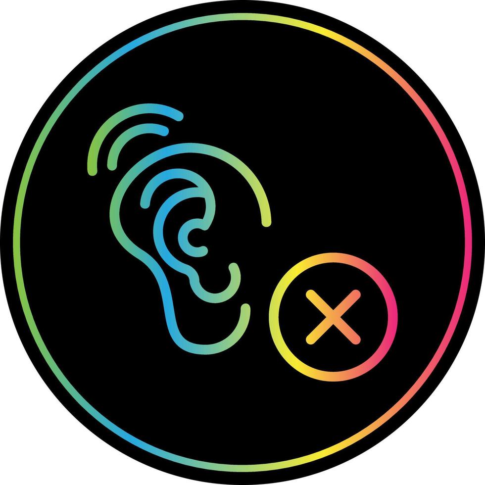 Deaf Vector Icon Design