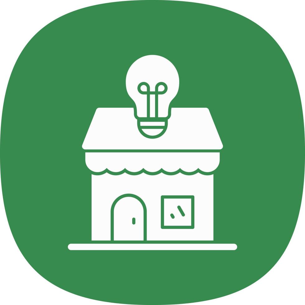 Electronics Shop Vector Icon Design