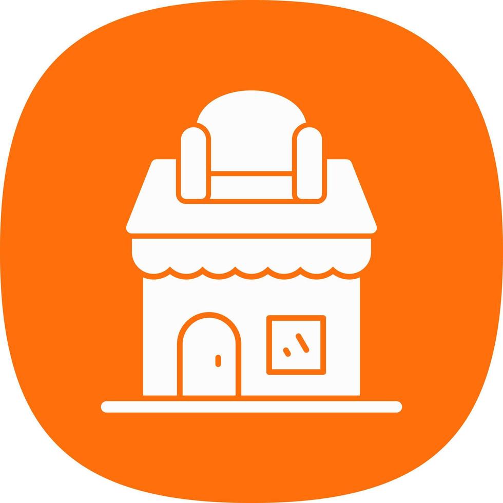Furniture Store Vector Icon Design