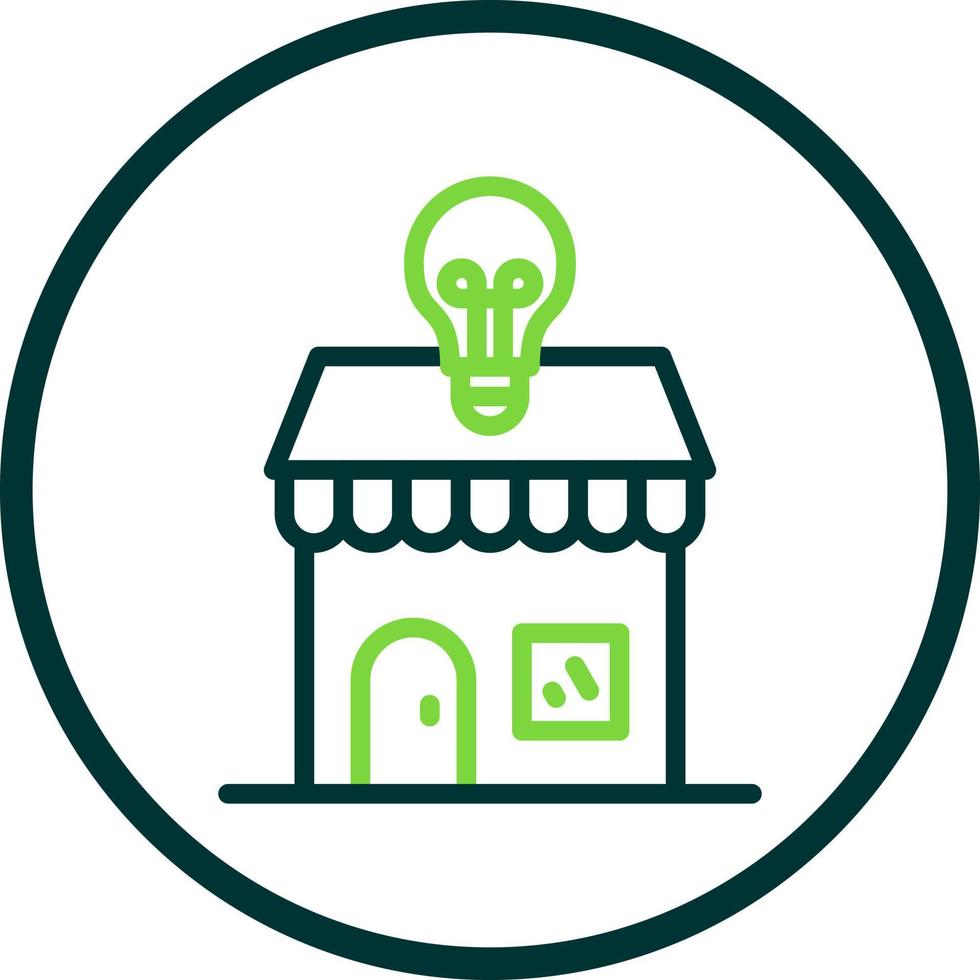 Electronics Shop Vector Icon Design