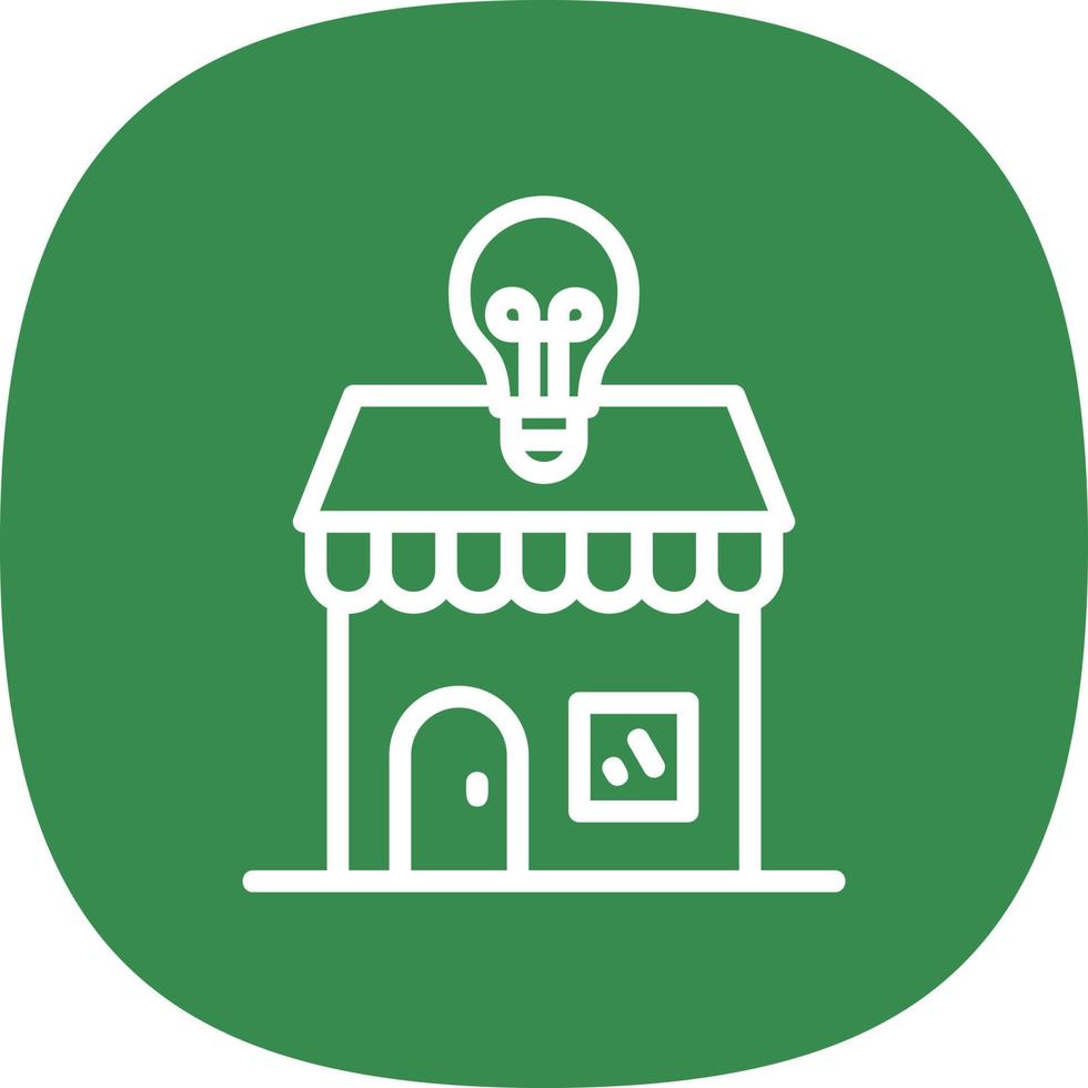 Electronics Shop Vector Icon Design