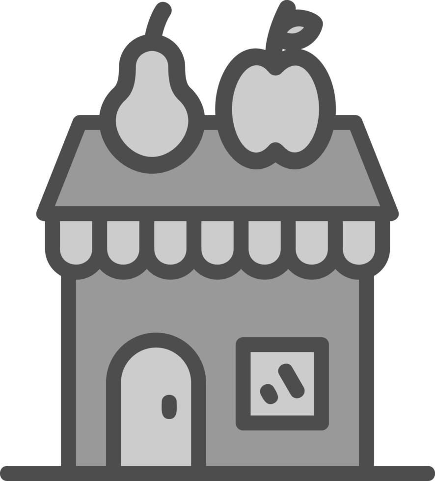 diseño de icono de vector de tienda de frutas
