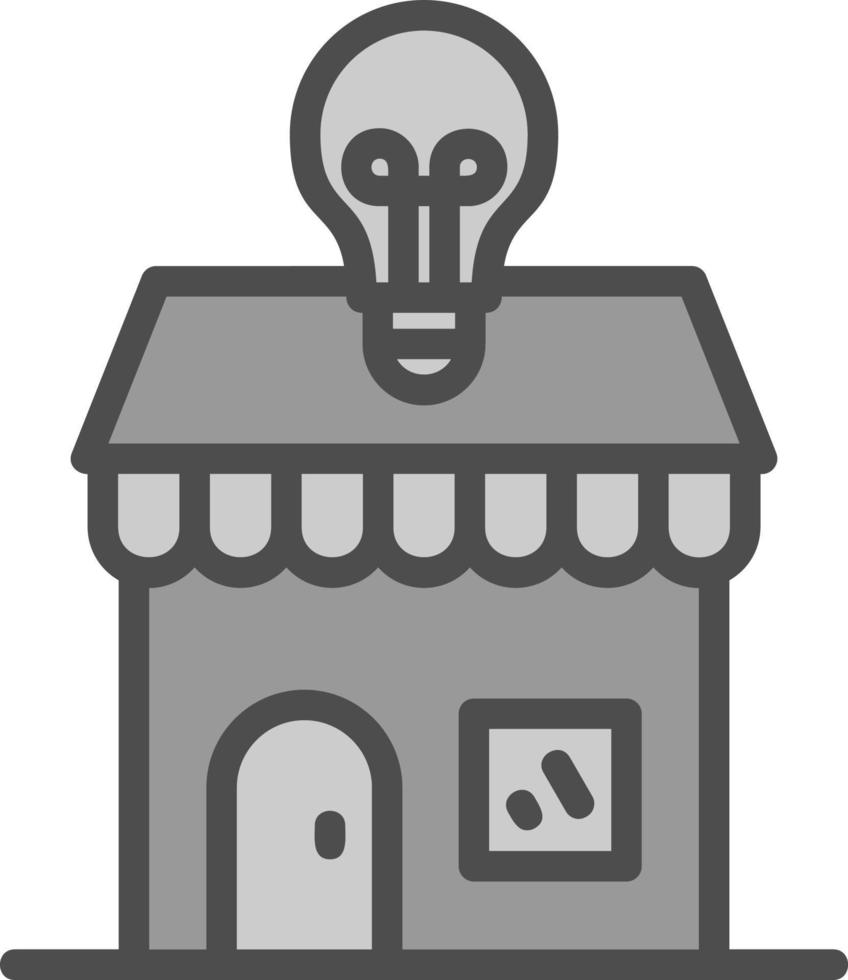 Electronics Shop Vector Icon Design