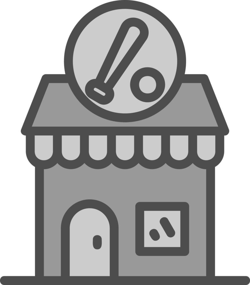 Sports Shop Vector Icon Design
