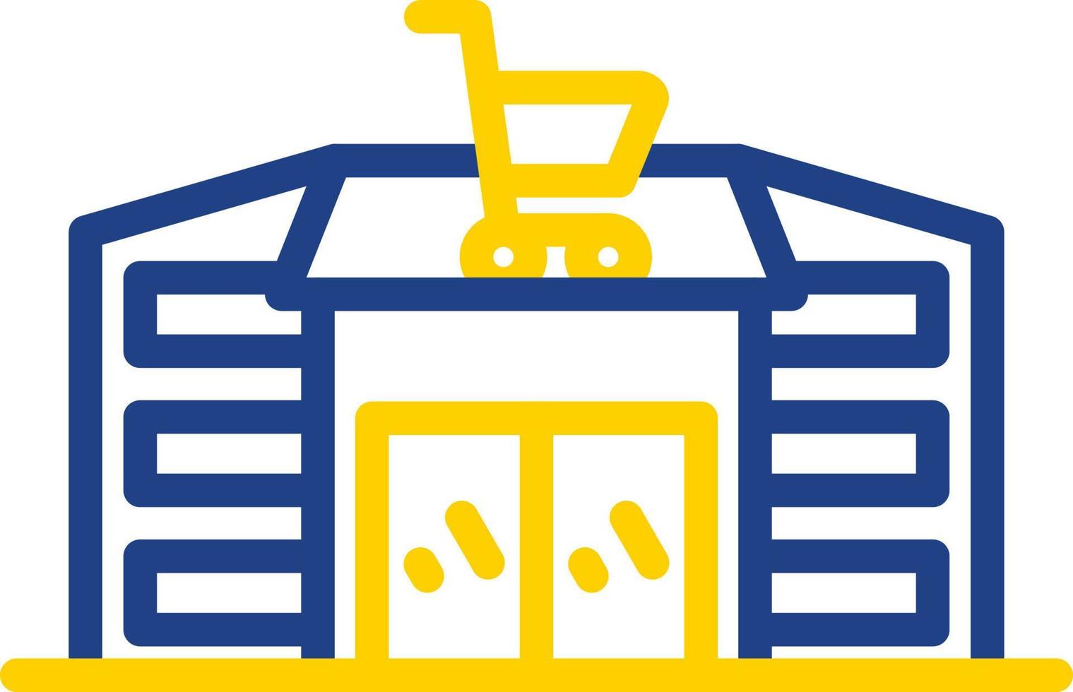 diseño de icono de vector de supermercado
