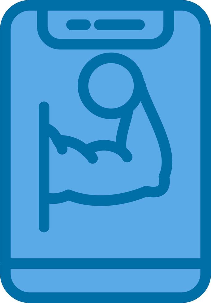 Online Gym Vector Icon Design