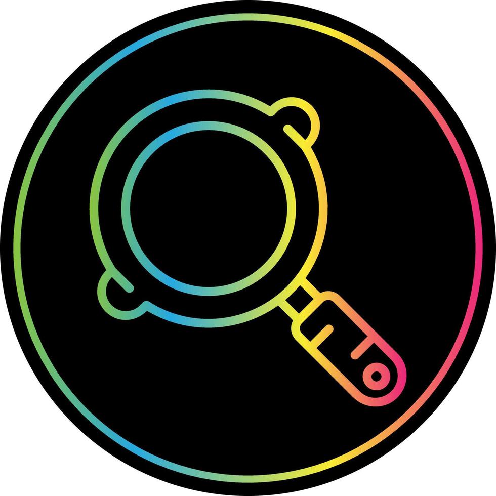 Frying Pan Vector Icon Design