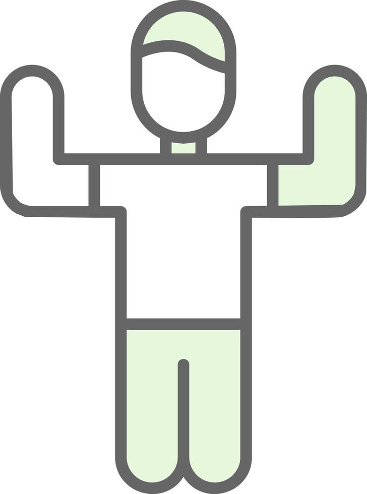Person Exercising Vector Icon Design