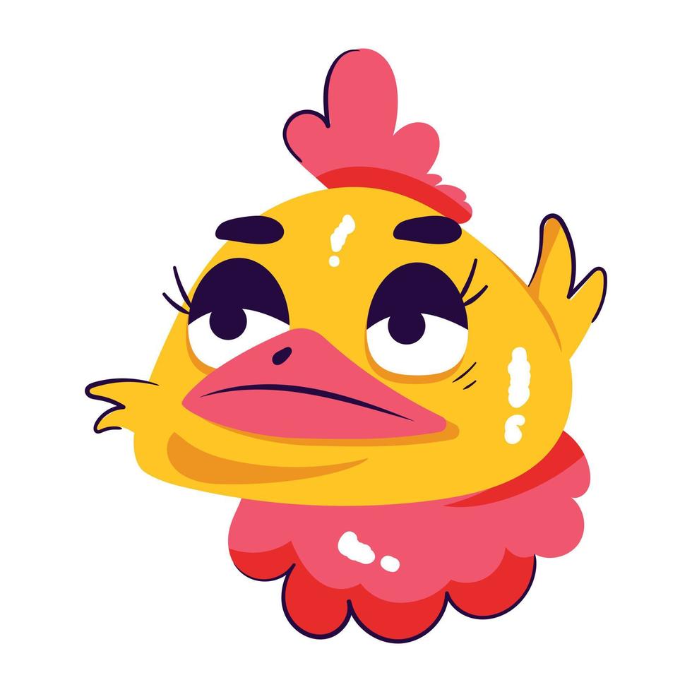 Trendy Hen Concepts vector