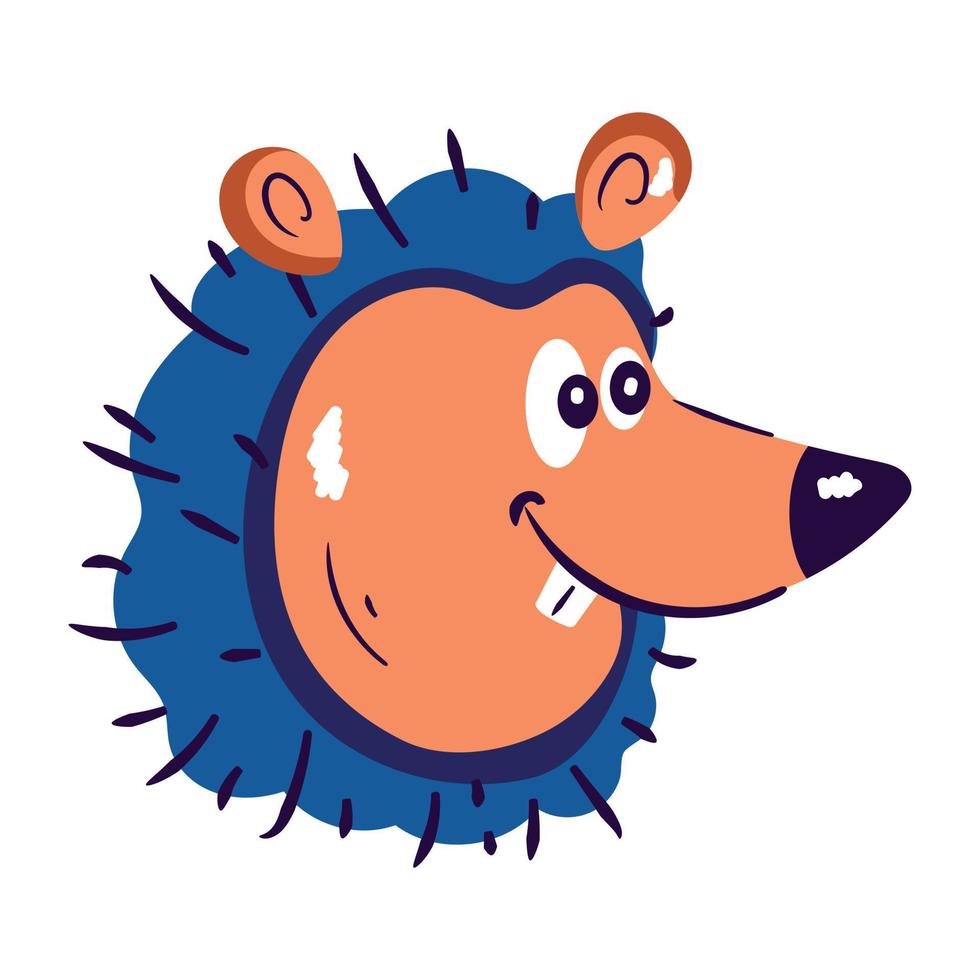 Trendy Hedgehog Concepts vector