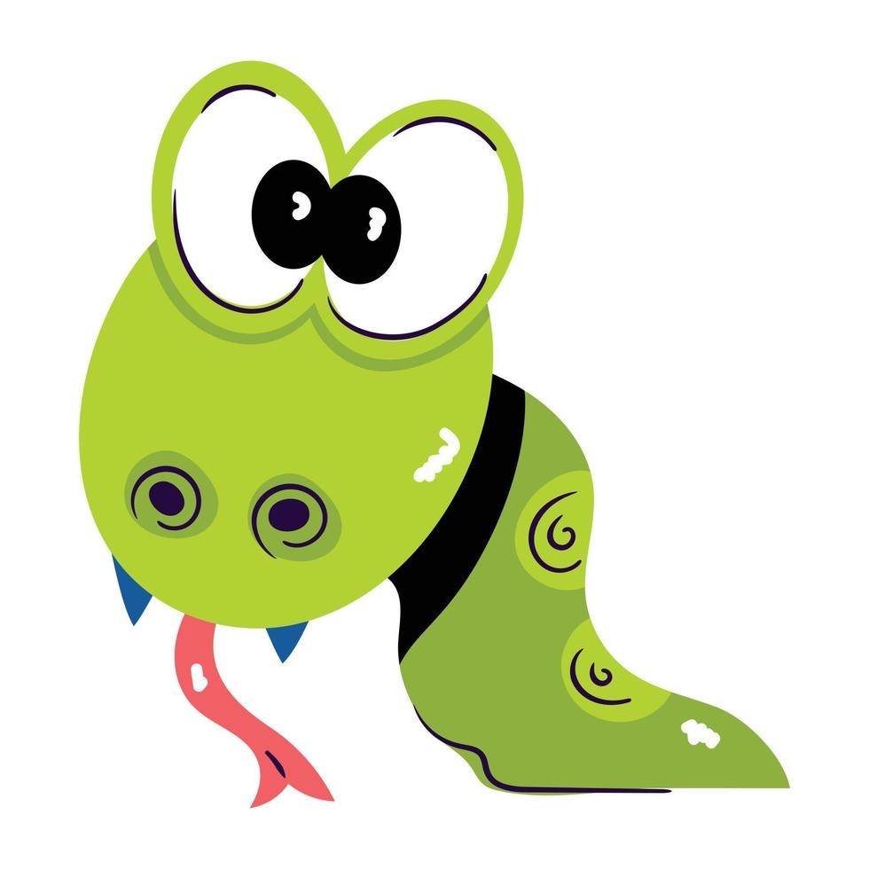Trendy Snake Concepts vector