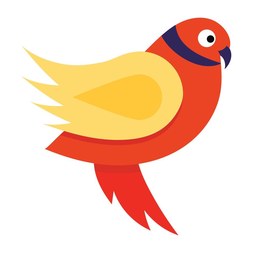 Trendy Parrot Concepts vector