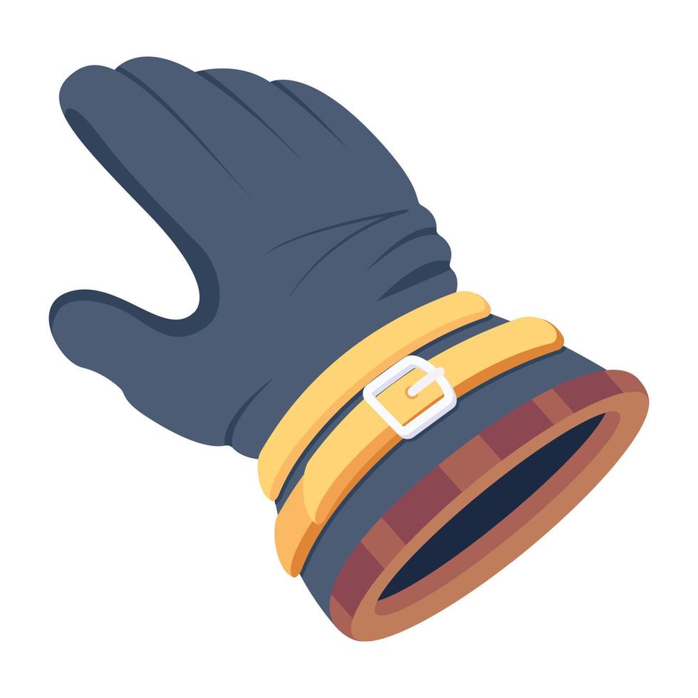 Trendy Pirate Glove vector