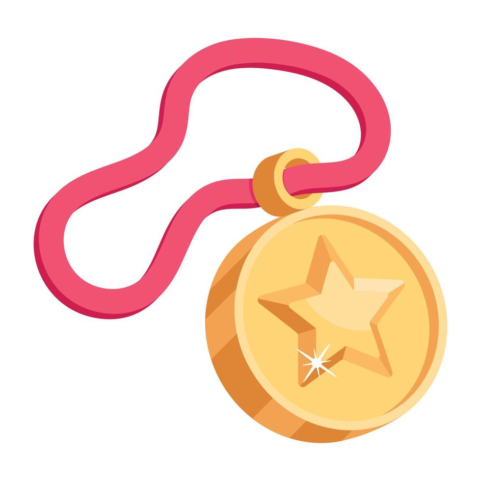 Trendy Medal Concepts vector