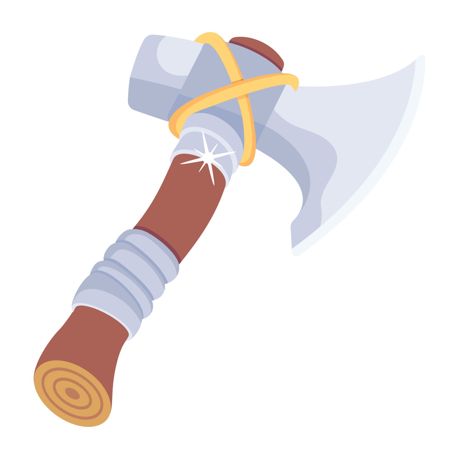 Trendy Axe Cleaver 16999814 Vector Art at Vecteezy