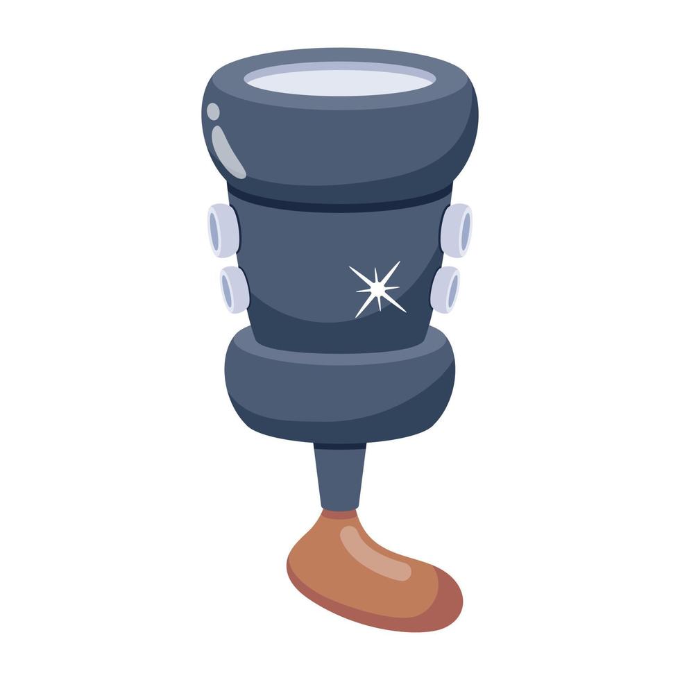 Trendy Artificial Limb vector