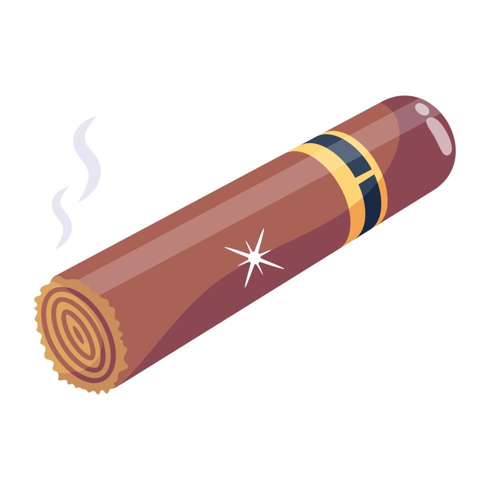 Trendy Cigar Concepts vector
