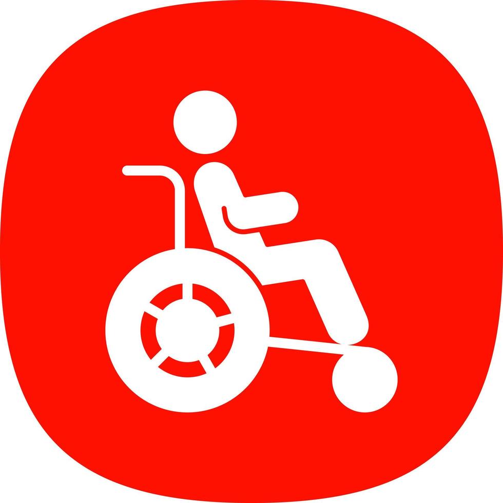 Disability Vector Icon Design