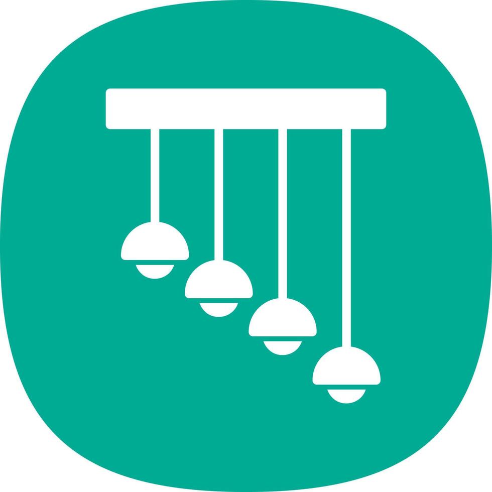 Chandelier Vector Icon Design