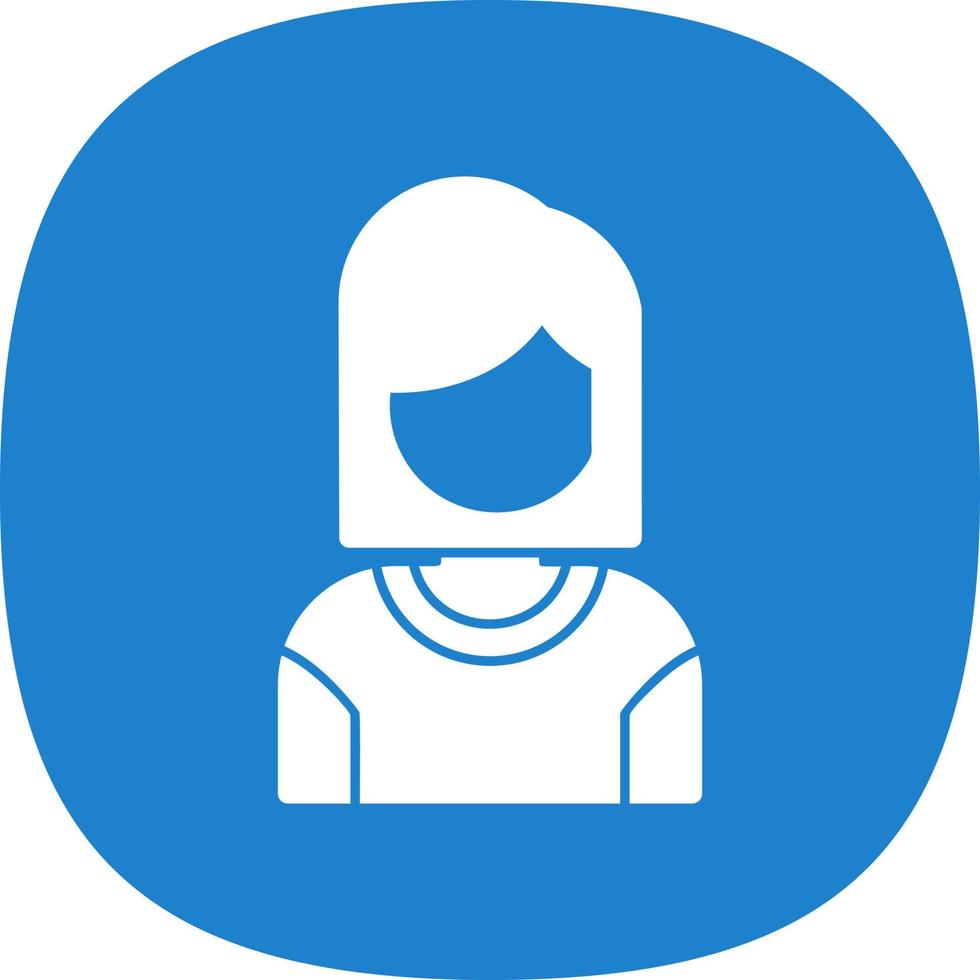Girl Vector Icon Design
