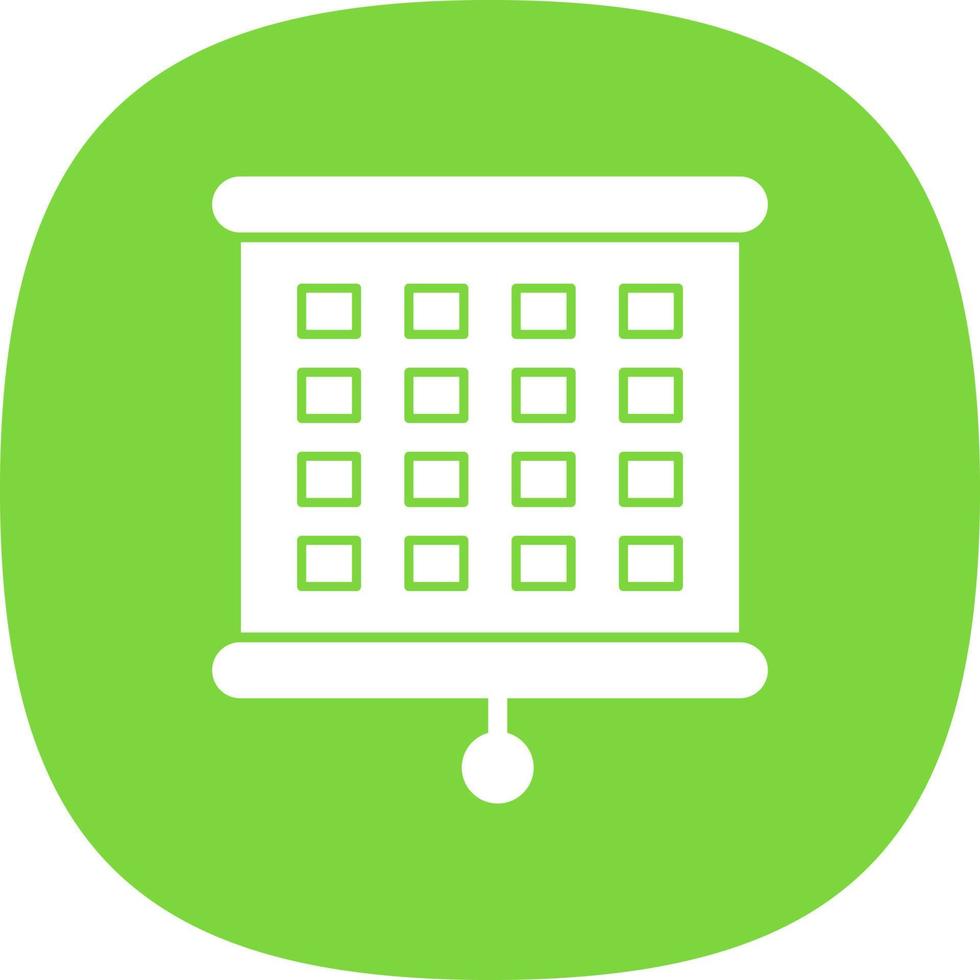 Snellen Chart Vector Icon Design