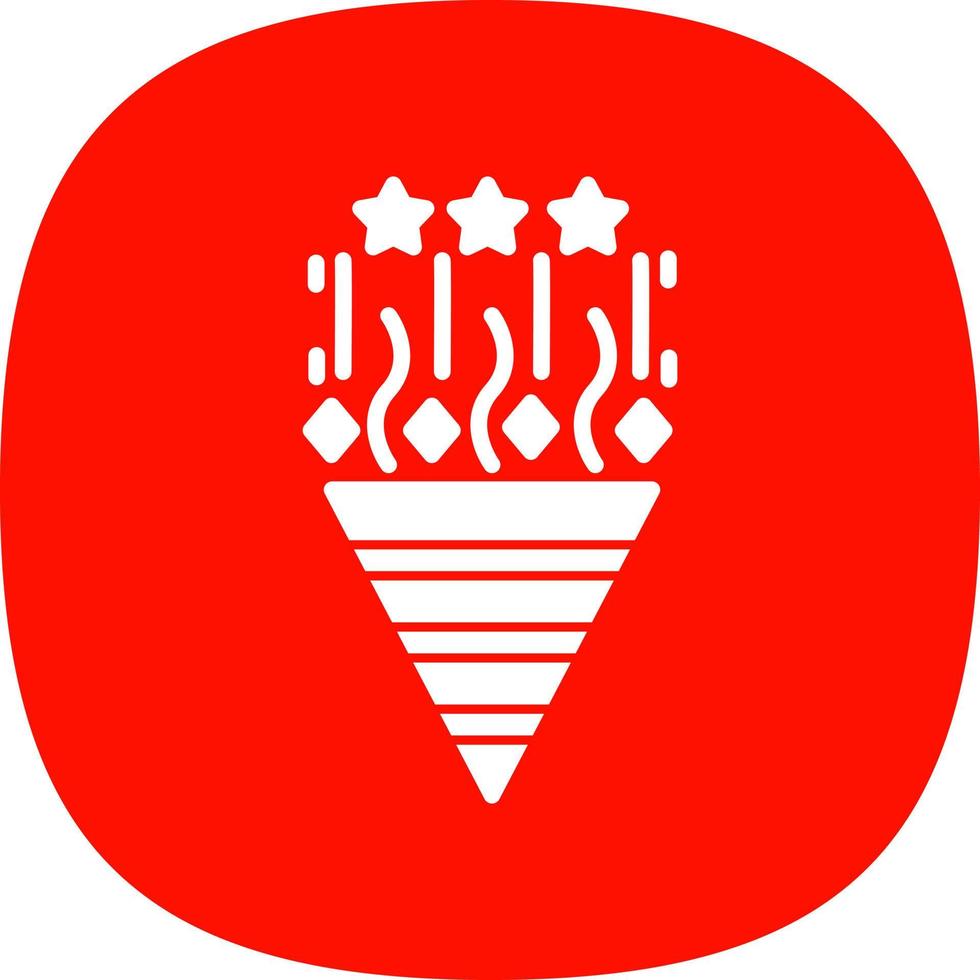 diseño de icono de vector de confeti