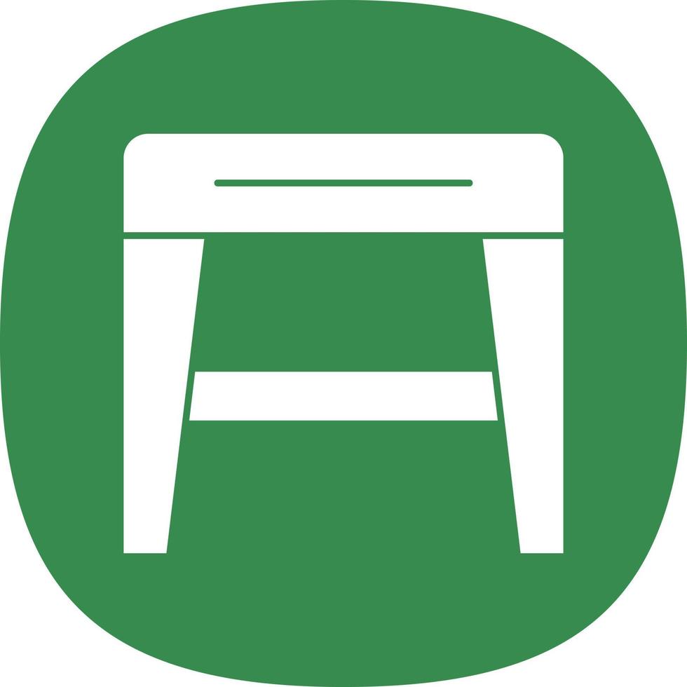 Stool f Vector Icon Design