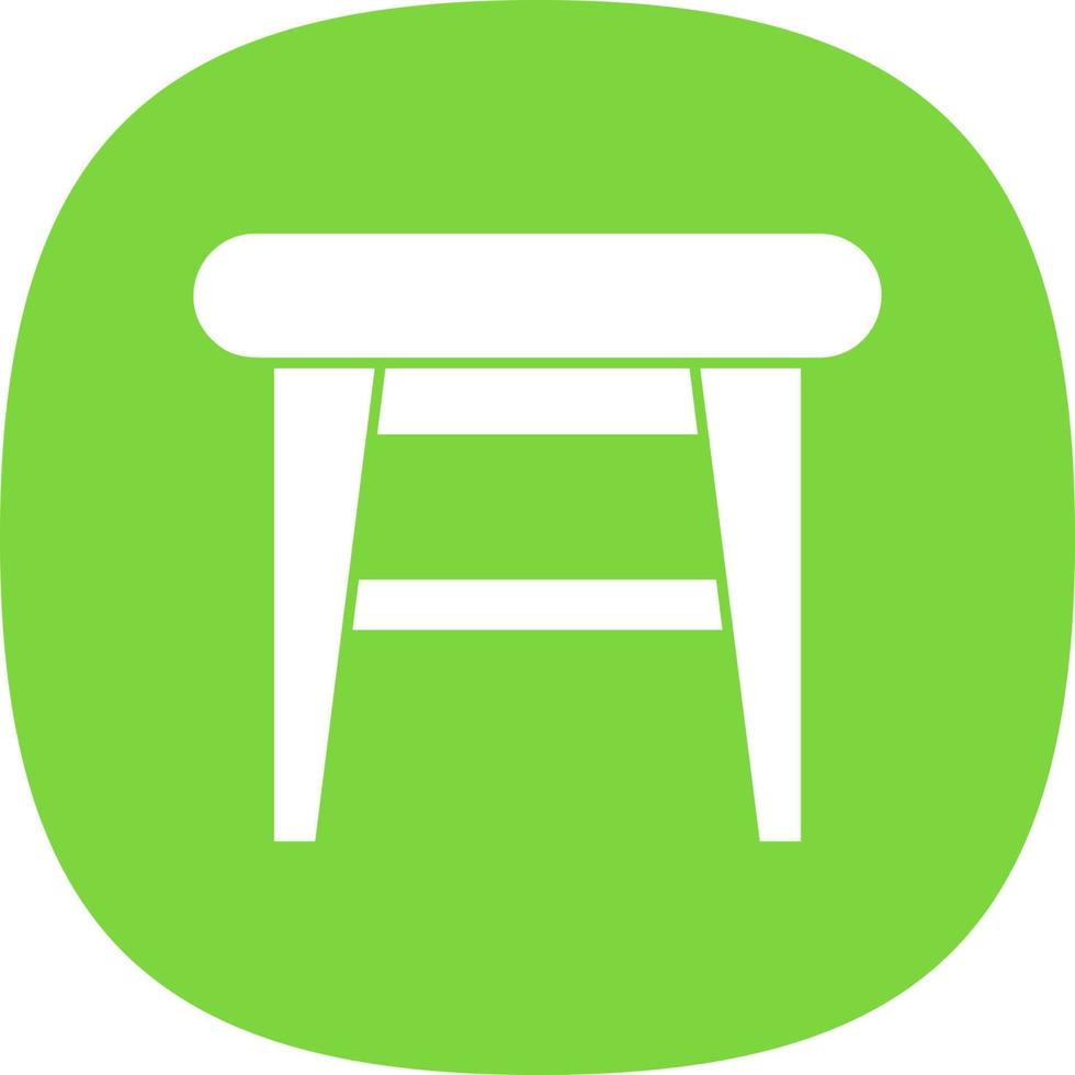 Stool Vector Icon Design