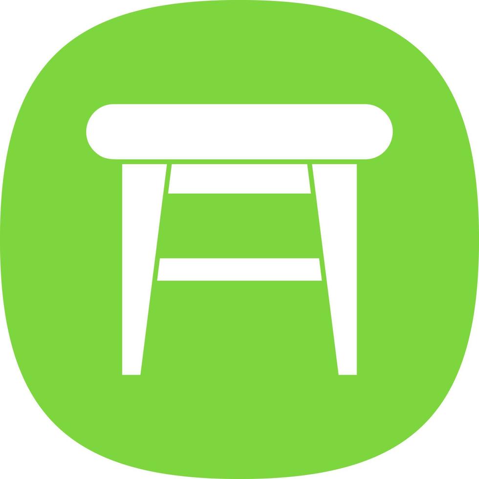 Stool Vector Icon Design