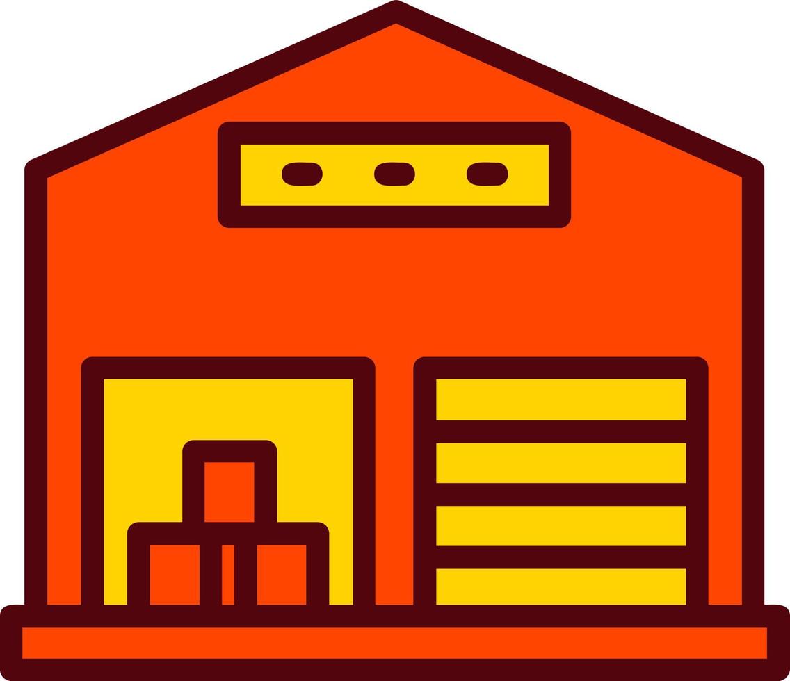 Warehouse  Vector Icon