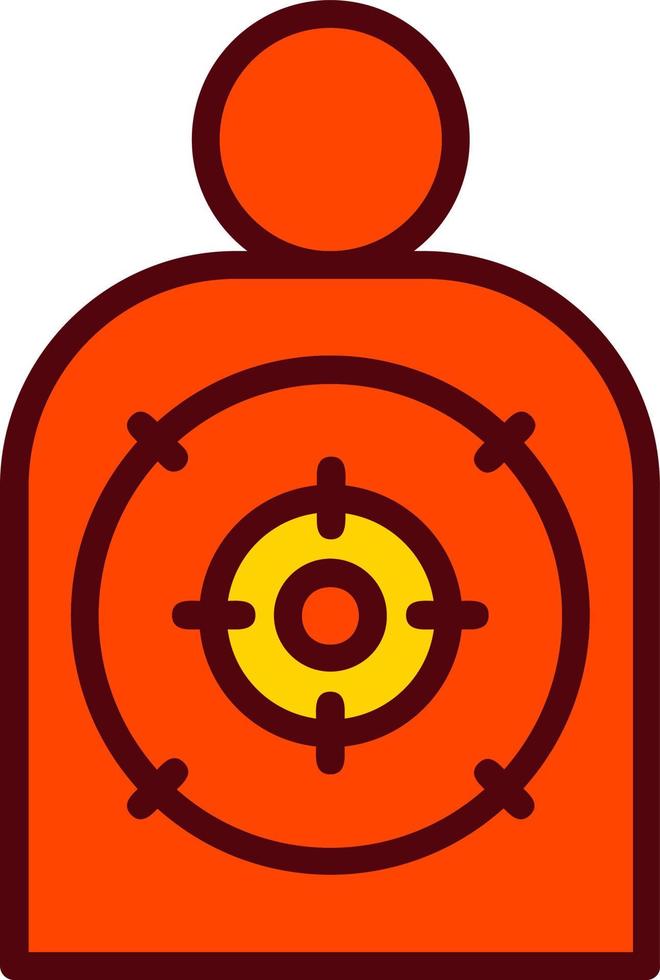 Shooting Target  Vector Icon