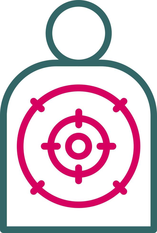 Shooting Target  Vector Icon