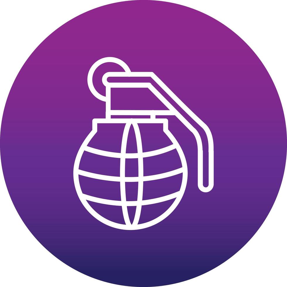 icono de vector de granada