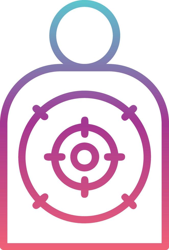 Shooting Target  Vector Icon