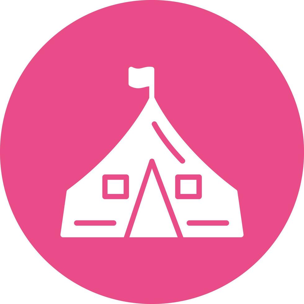 Tent  Vector Icon