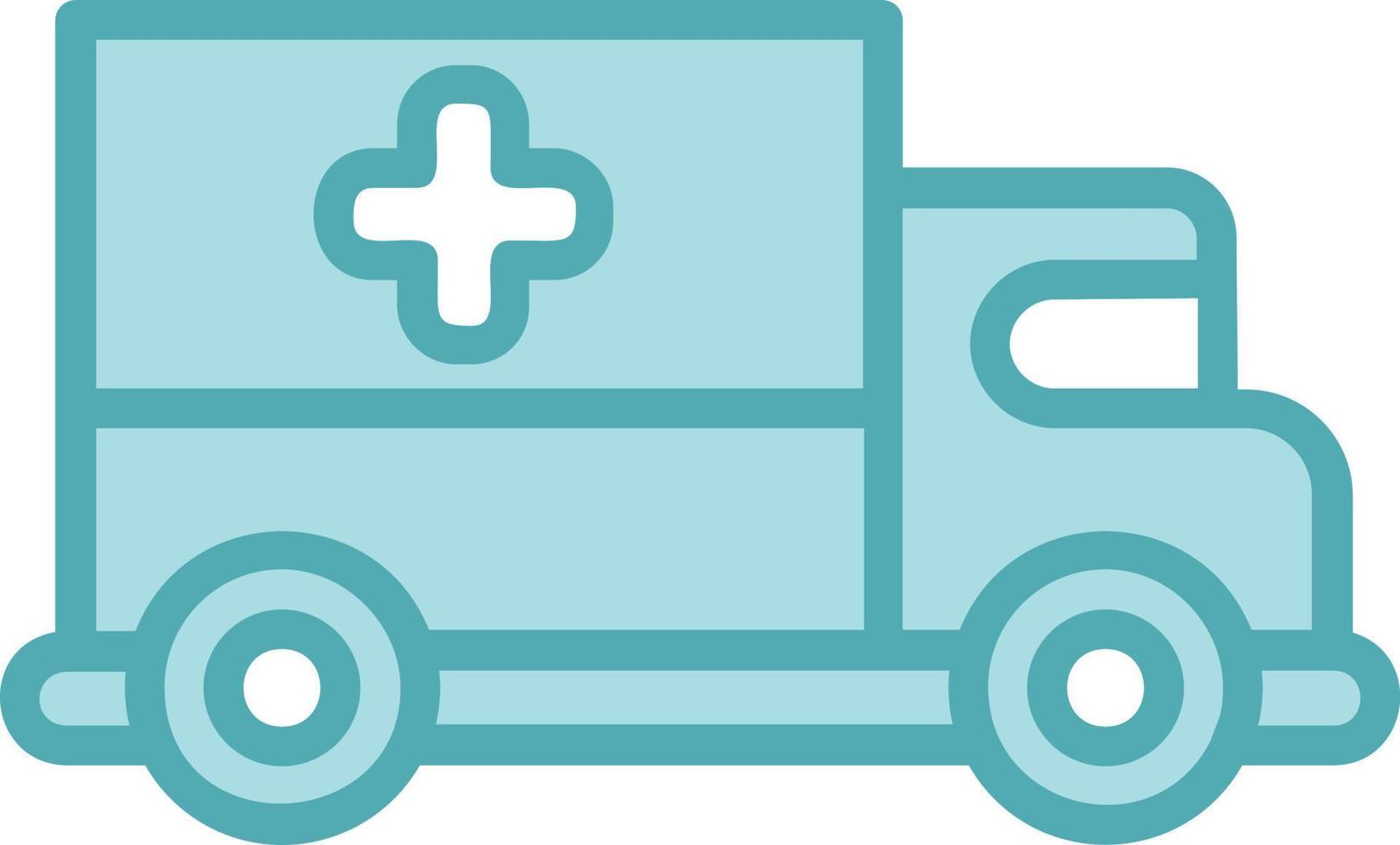 Medical Truck  Vector Icon