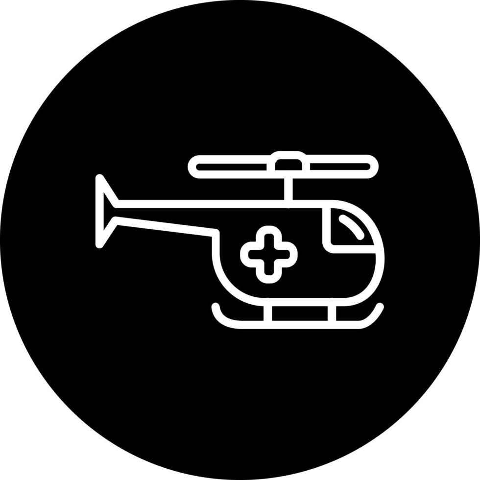 Helicopter  Vector Icon