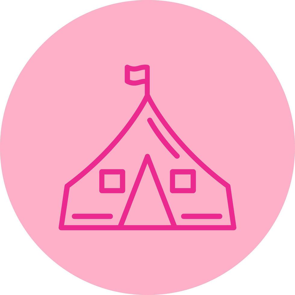 Tent  Vector Icon