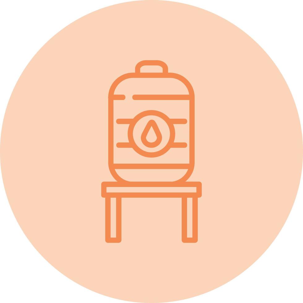 Oil Tank  Vector Icon