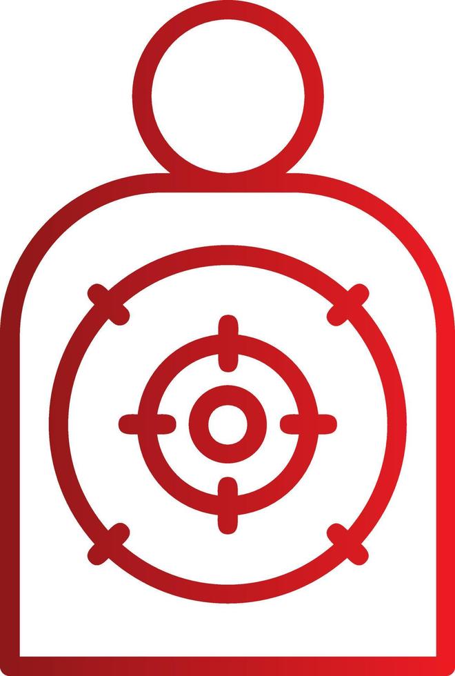 Shooting Target  Vector Icon