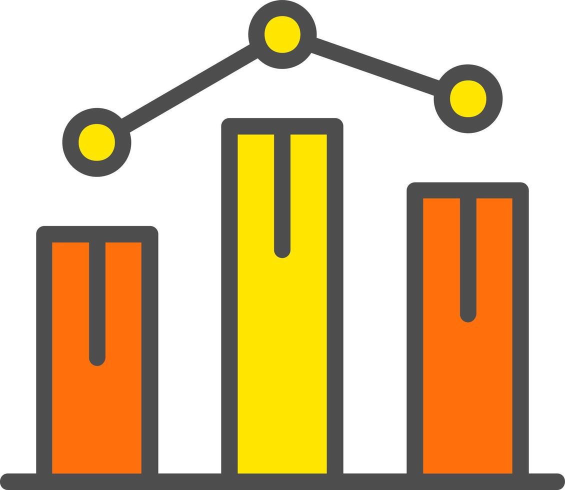 Bar Chart Vector Icon