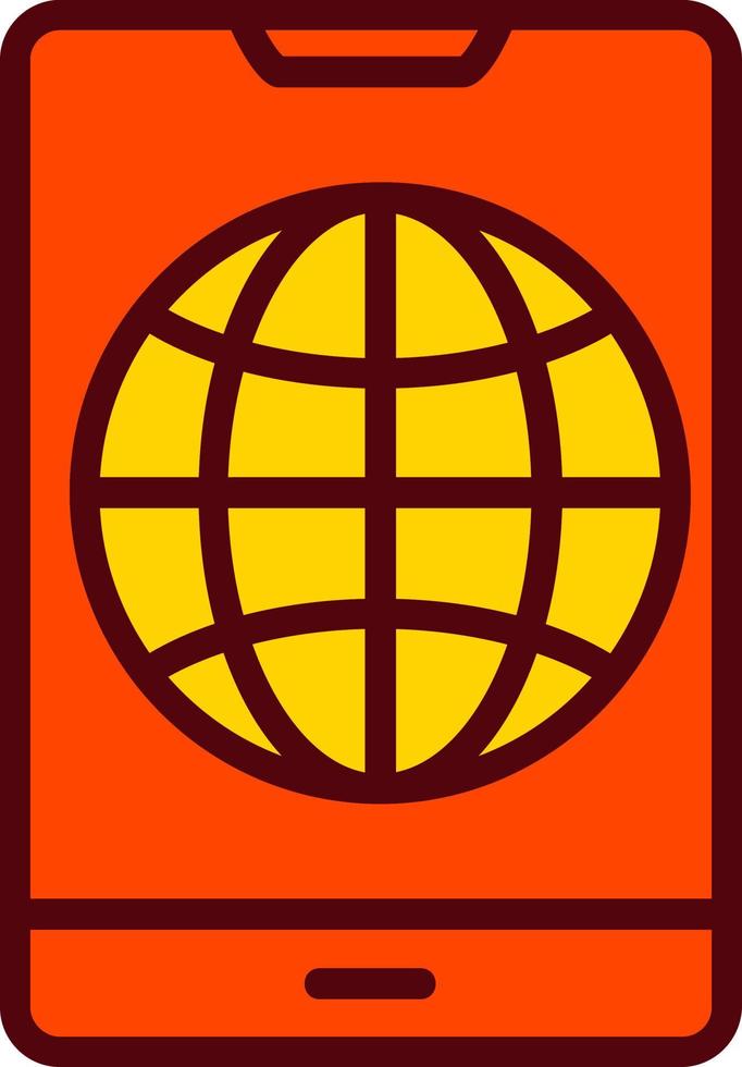 icono de vector de mundo