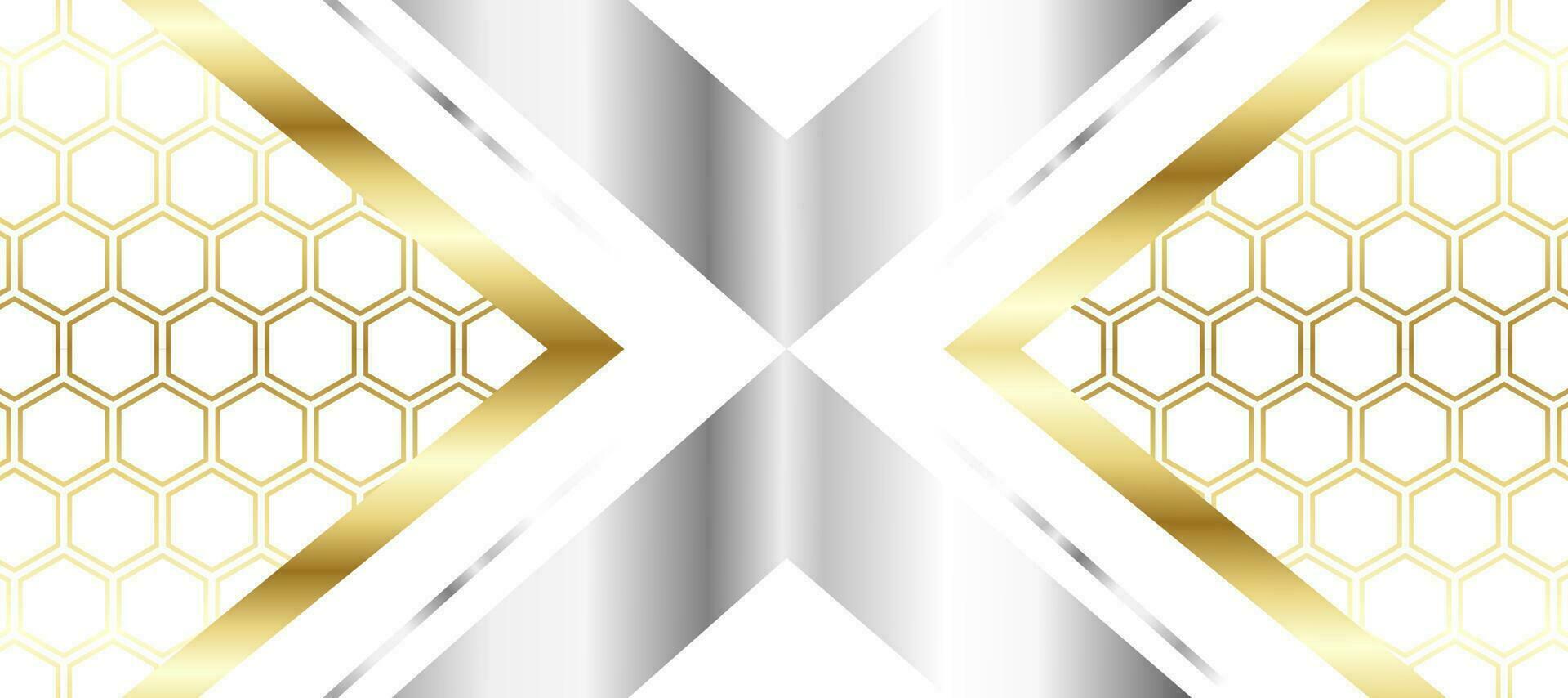 golden and chrome metal white background Design Wallpaper Vector