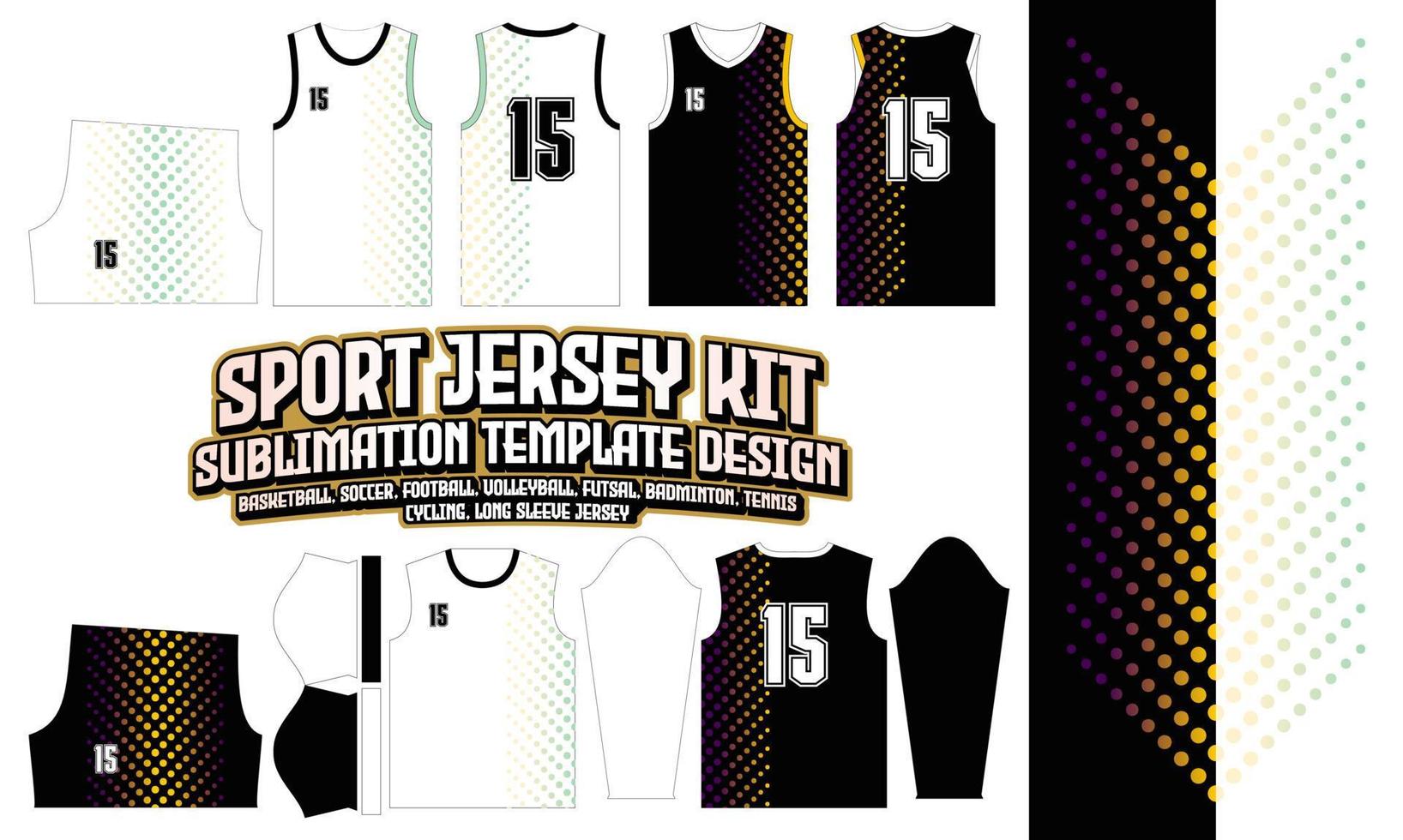 arrow Jersey Design Apparel Sublimation layout Soccer Football Basketball volleyball Badminton Futsal vector