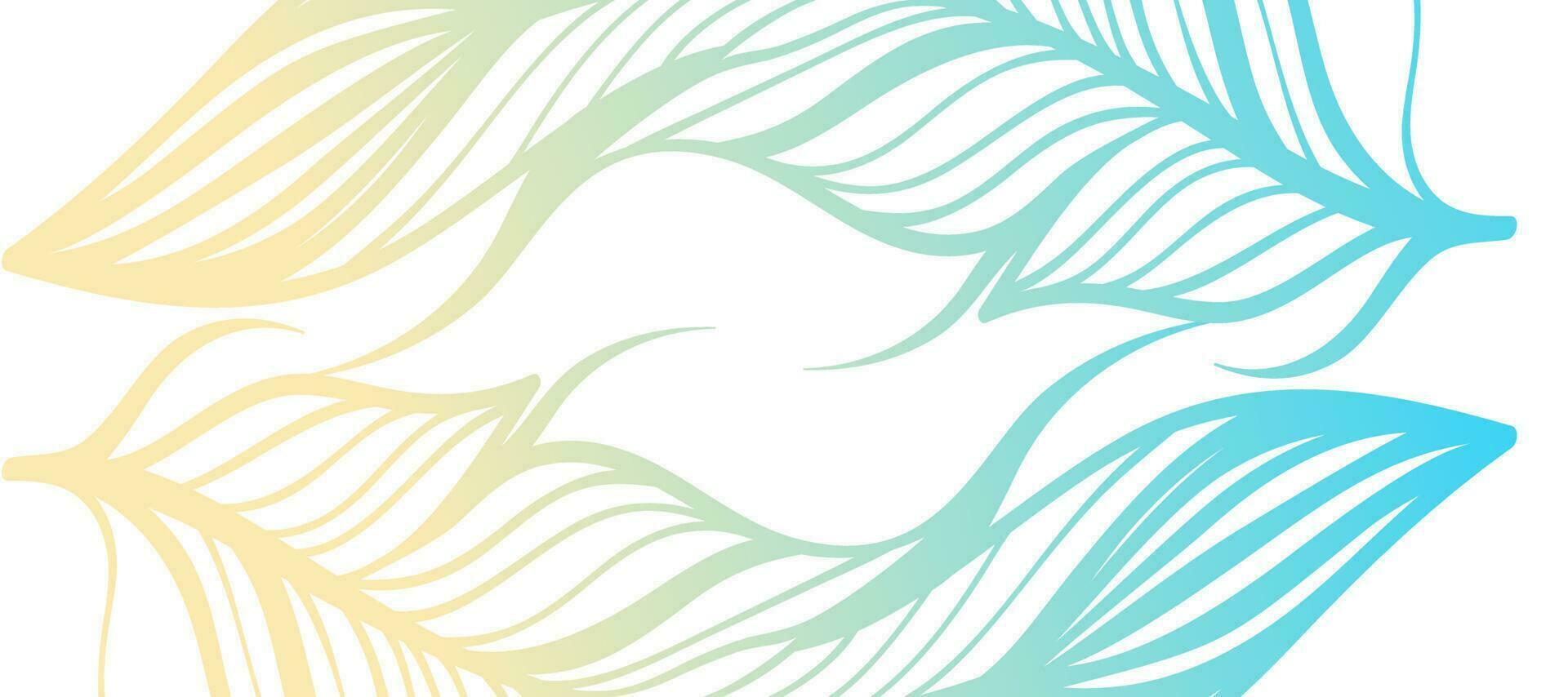 gradient mesh feathers white background Design Wallpaper Vector