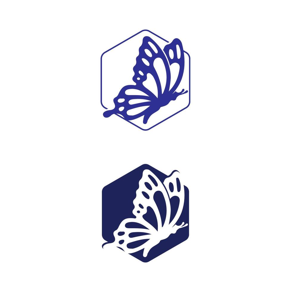 Beauty Butterfly icon design animal insect vector
