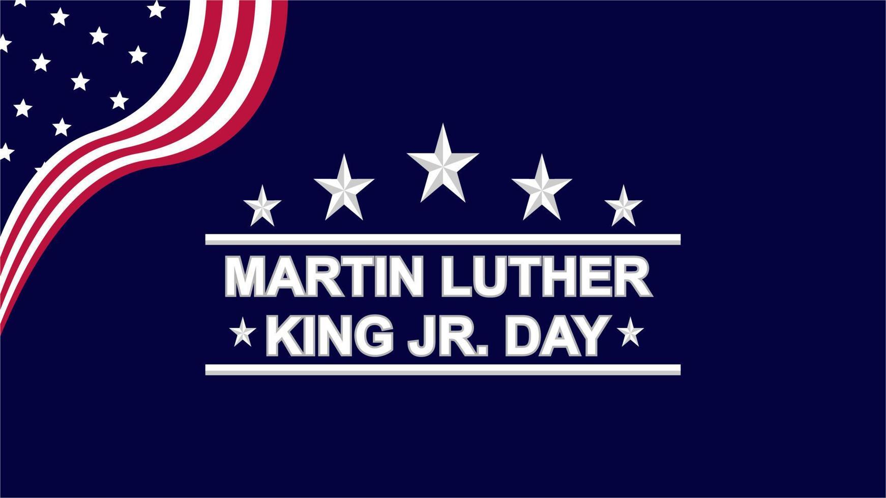 Martin Luther King Jr. Day Background  Template Design Vector Illustration.