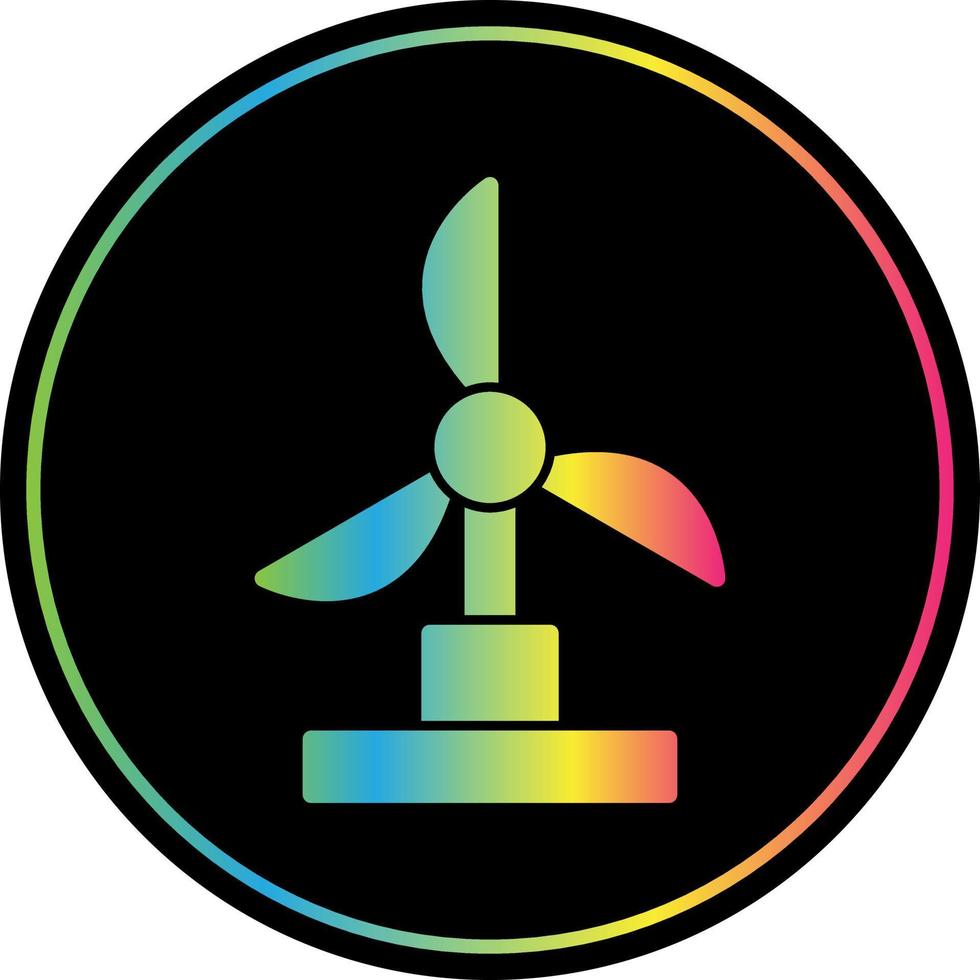 Windmill Vector Icon Design