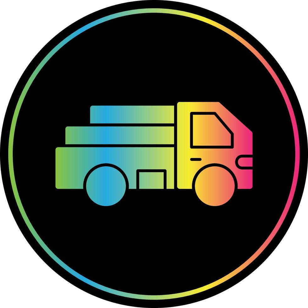 Pickup Truck Vector Icon Design